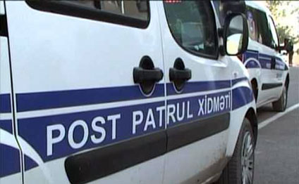 Bakıda polis avtomobillə qadını vurdu
