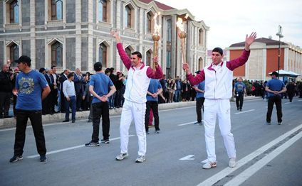Avropa Oyunlarının məşəli Balakəndə