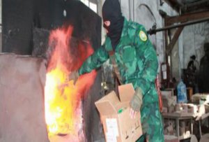 Bakıda 5 milyon manatlıq narkotiki yandırdılar