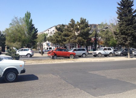 Sumqayıtda ağır yol qəzası