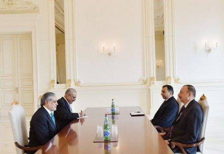 İlham Əliyev görüşlər keçirdi