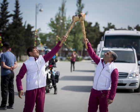İlk Avropa Oyunlarının məşəli Neftçalada