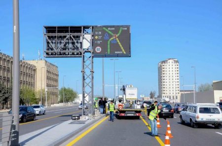 NİİM Bakıda yeni tipli Məlumat İnformasiya Tabloları quraşdırdı