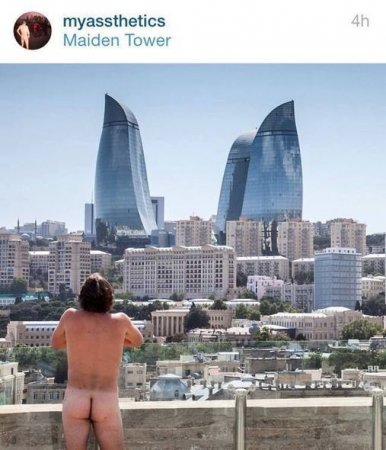 Qız Qalasında çılpaq şəkil çəkdirən əcnəbi ilə bağlı araşdırma başladı