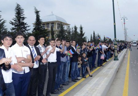 Cəbhə bölgəsində möhtəşəm Məşəl festivalı