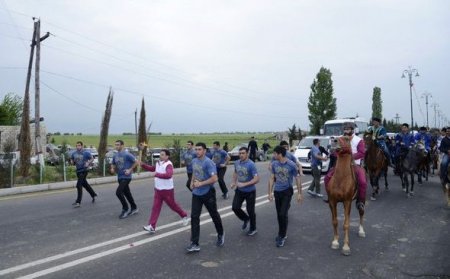 Cəbhə bölgəsində möhtəşəm Məşəl festivalı