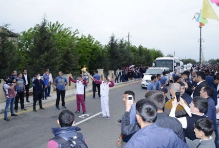 Cəbhə bölgəsində möhtəşəm Məşəl festivalı