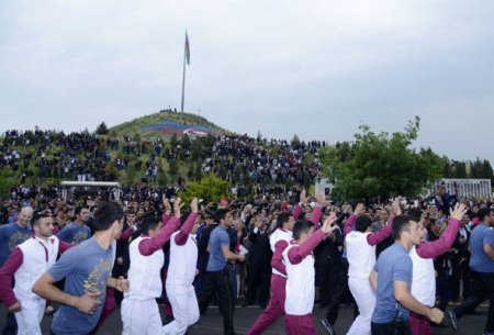 Cəbhə bölgəsində möhtəşəm Məşəl festivalı