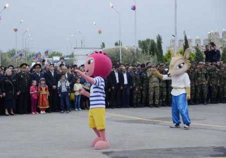 Cəbhə bölgəsində möhtəşəm Məşəl festivalı