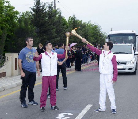 Cəbhə bölgəsində möhtəşəm Məşəl festivalı