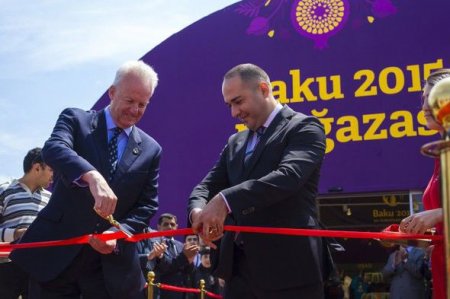 İlk Avropa Oyunlarının rəsmi mağazasının açılışı olub