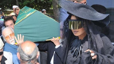 Diva yas geyimi ilə hamını şoka saldı