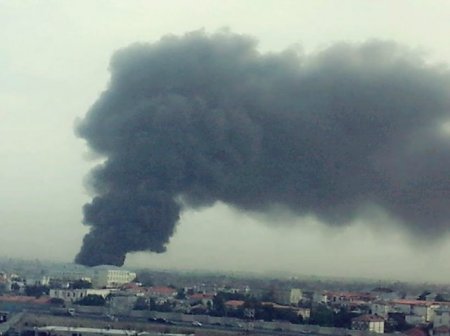 Bakıda yanğın