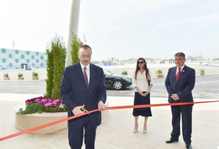 Prezident və Birinci xanım istirahət kompleksinin açılışında