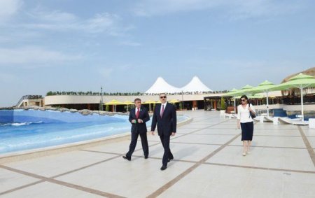 Prezident və Birinci xanım istirahət kompleksinin açılışında