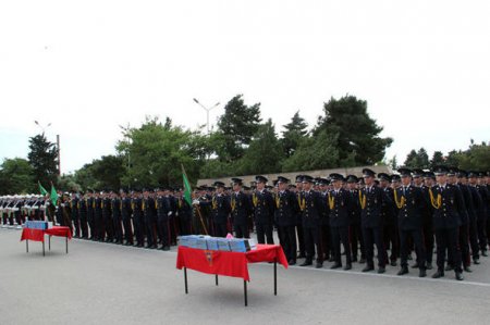 Naxçıvanski hərbi liseyində məzunların buraxılış mərasimi keçirilib