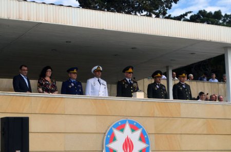 Naxçıvanski hərbi liseyində məzunların buraxılış mərasimi keçirilib