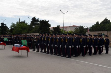 Naxçıvanski hərbi liseyində məzunların buraxılış mərasimi keçirilib