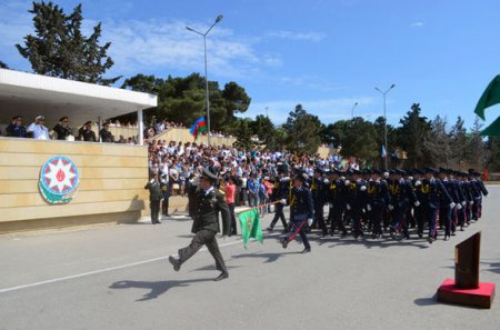 Naxçıvanski hərbi liseyində məzunların buraxılış mərasimi keçirilib