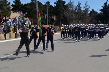Naxçıvanski hərbi liseyində məzunların buraxılış mərasimi keçirilib