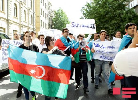 Bakıda daha bir etiraz aksiyası