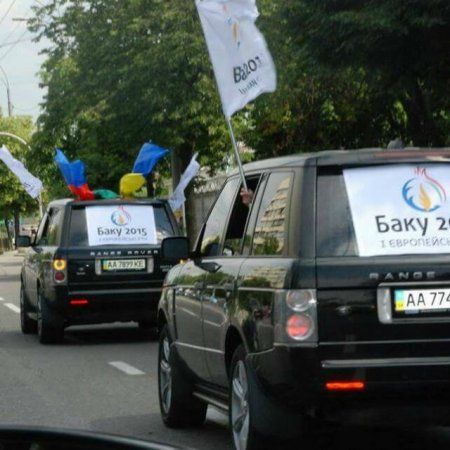 Kiyevdə “Bakı-2015” avtoyürüşü