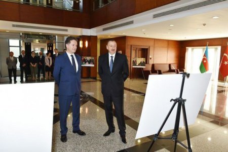 İlham Əliyev Türkiyə səfirliyində