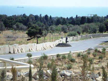 «Dostluq» parkında villaların söküntüsü dayandırılıb