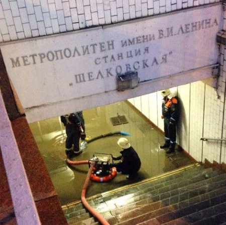 Moskva su altında