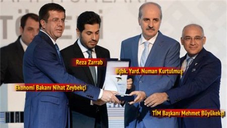 Ərdoğan Rza Zərrabı mükafatlandırdı