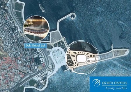 Avropa Oyunlarının obyektləri kosmosdan belə görünür