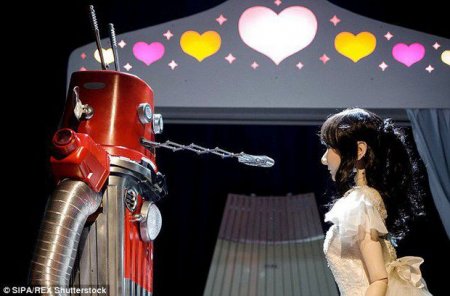 Dünyada ilk dəfə robotların toyu keçirilib