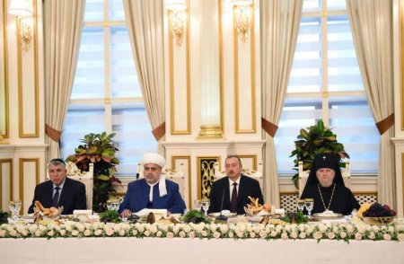 İlham Əliyev iftar mərasimində