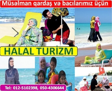 Halal turizm: qapalı hovuz, yelkənlə bağlanmış dəniz...