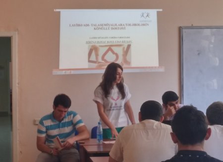 Tələbələrdən talasemiya xəstələrinə dəstək