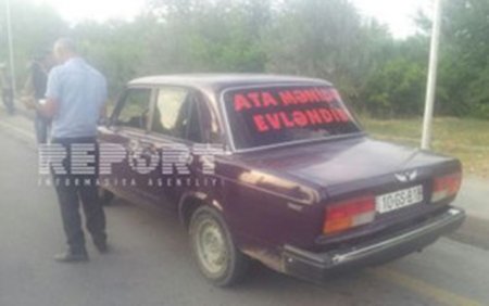 Maşınına “ata, məni də evləndir” yazdı - Polis cərimələdi
