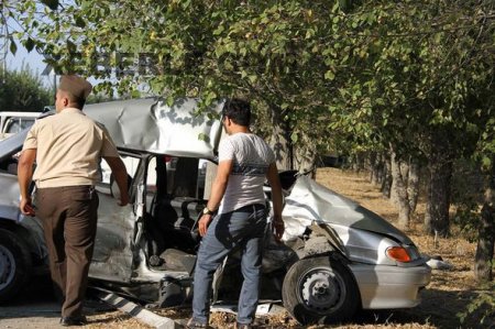 Sumqayıtda ağır qəza: 1 ölü, 3 yaralı