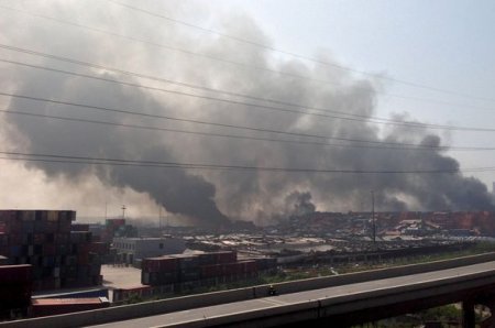 Çində güclü partlayış