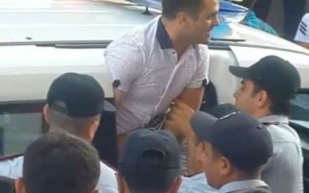 Bakıda polislərlə sürücü arasında əlbəyaxa dava