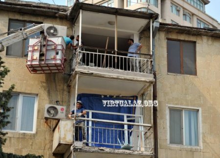 Balkonlar sökülür, sakinlər isə etiraz edə bilmir, çünki...