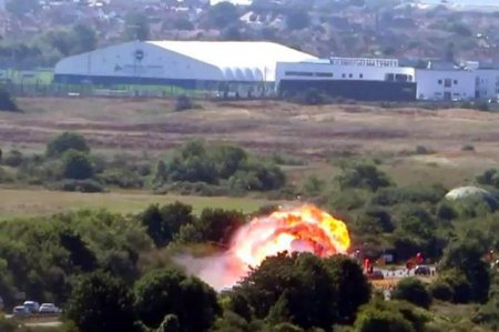 Britaniyada qırıcı qəzaya uğradı