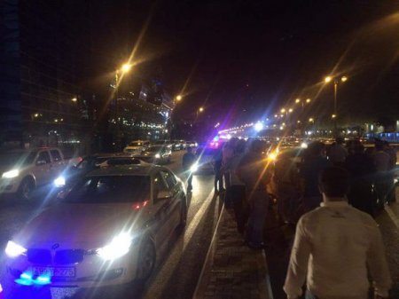 Bakıda piyadanı vurub öldürdülər