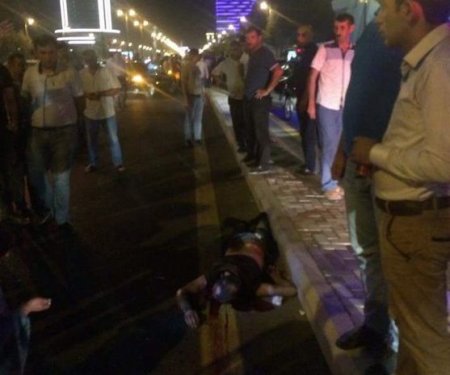 Bakıda piyadanı vurub öldürdülər