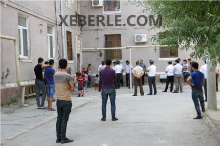 Sumqayıtda ara qarışdı: yol bağlandı, intihara cəhd olundu
