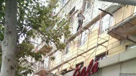 Gəncədə binalar yenidən poliuretanla üzlənir
