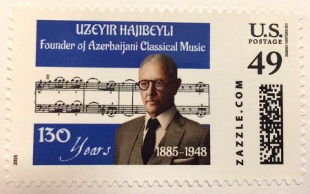 Üzeyir Hacıbəyliyə və Rəşid Behbudova poçt markaları həsr olundu