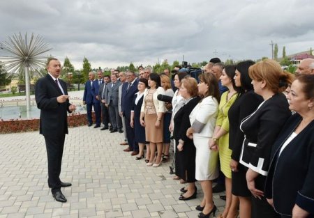 İlham Əliyev Ağsuda