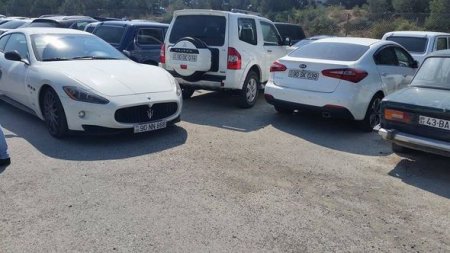 Bakının ən bahalı maşınları cərimə meydançasına salındı