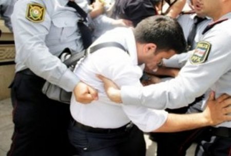 Sumqayıtda polislə qarşıdurma