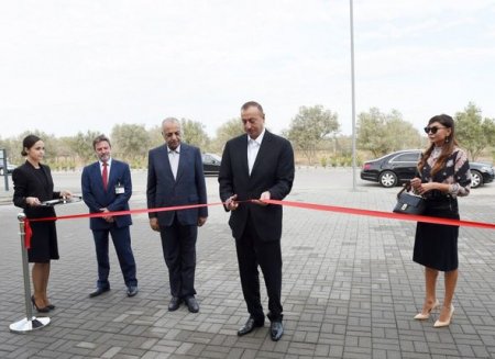 İlham Əliyev SABIS Sun Beynəlxalq məktəbinin açılışında